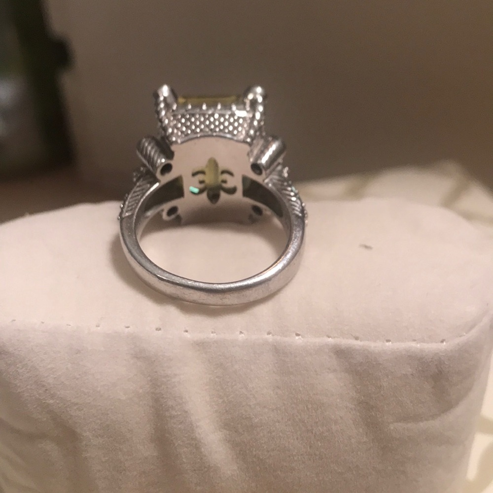 Canary Quartz Judith Ripka Ring - Picture 4 of 4